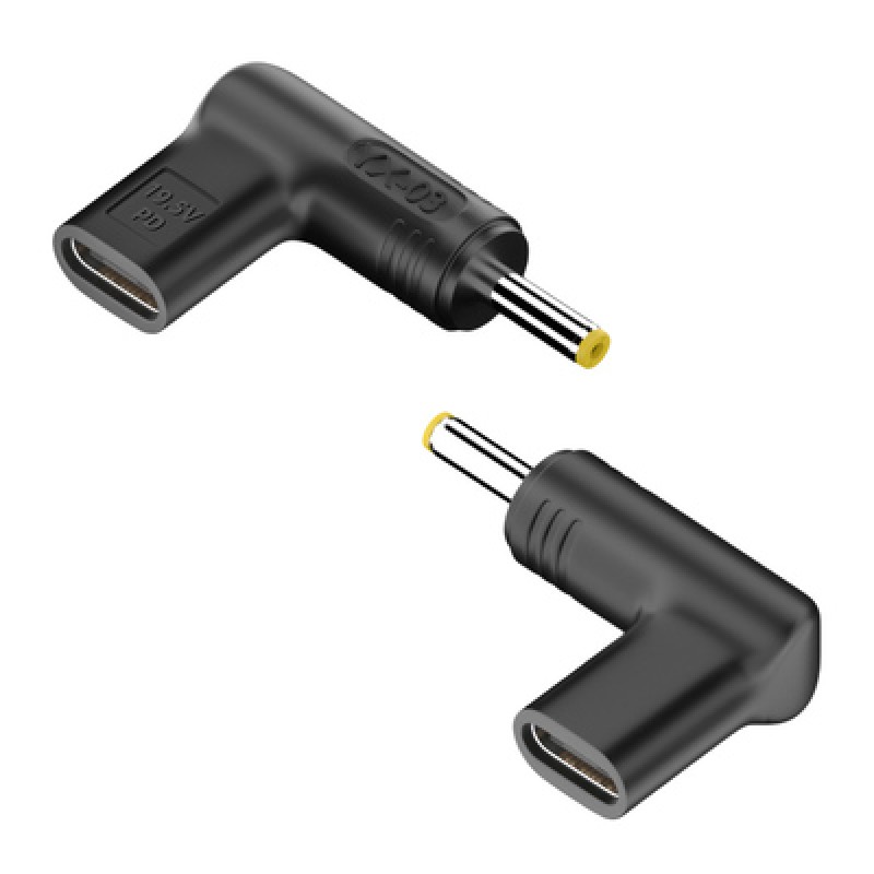 Powertech POWERTECH αντάπτορας τροφοδοσίας YX-03, USB-C σε HP 4x1.7mm, μαύρος