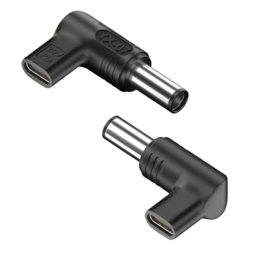 Powertech POWERTECH αντάπτορας τροφοδοσίας YX-07, USB-C σε HP 7.4x5mm, μαύρος