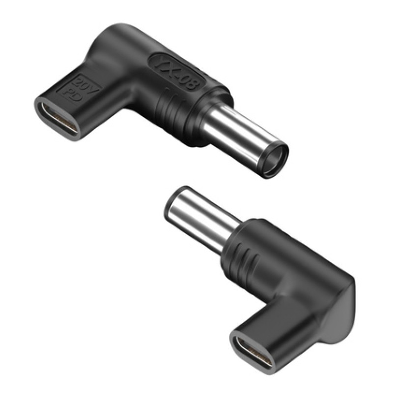 Powertech POWERTECH αντάπτορας τροφοδοσίας YX-08, USB-C σε Dell 7.4x5mm, μαύρος