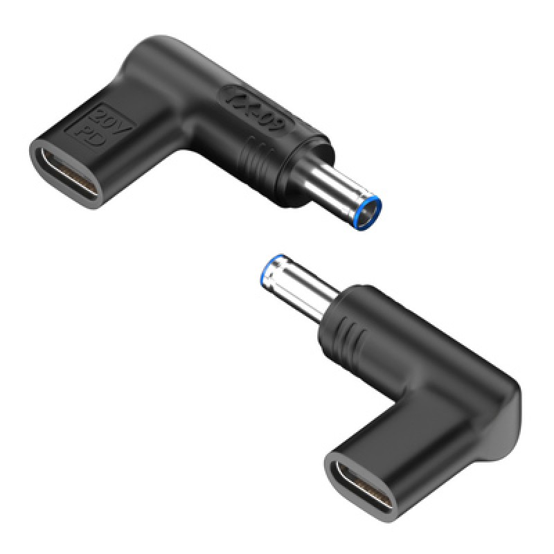 Powertech POWERTECH αντάπτορας τροφοδοσίας YX-09, USB-C σε HP 4.5x3mm, μαύρος