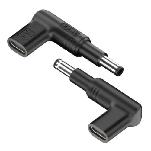 Powertech POWERTECH αντάπτορας τροφοδοσίας YX-13, USB-C σε HP 4.8x1.7mm, μαύρος