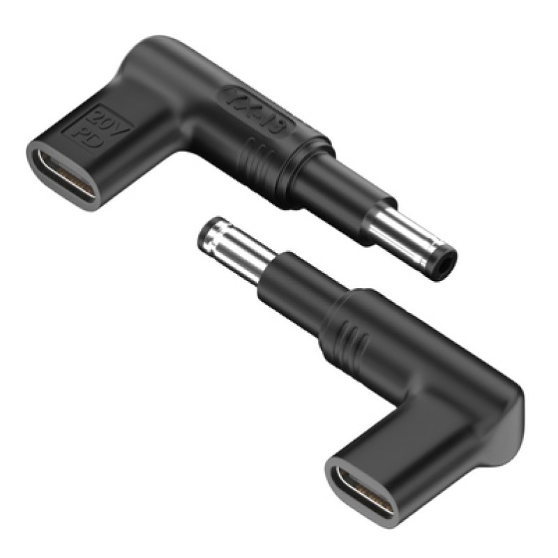 Powertech POWERTECH αντάπτορας τροφοδοσίας YX-13, USB-C σε HP 4.8x1.7mm, μαύρος