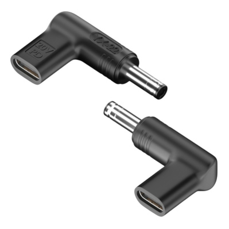 Powertech POWERTECH αντάπτορας τροφοδοσίας YX-22, USB-C σε Lenovo 4x1.7mm, μαύρος