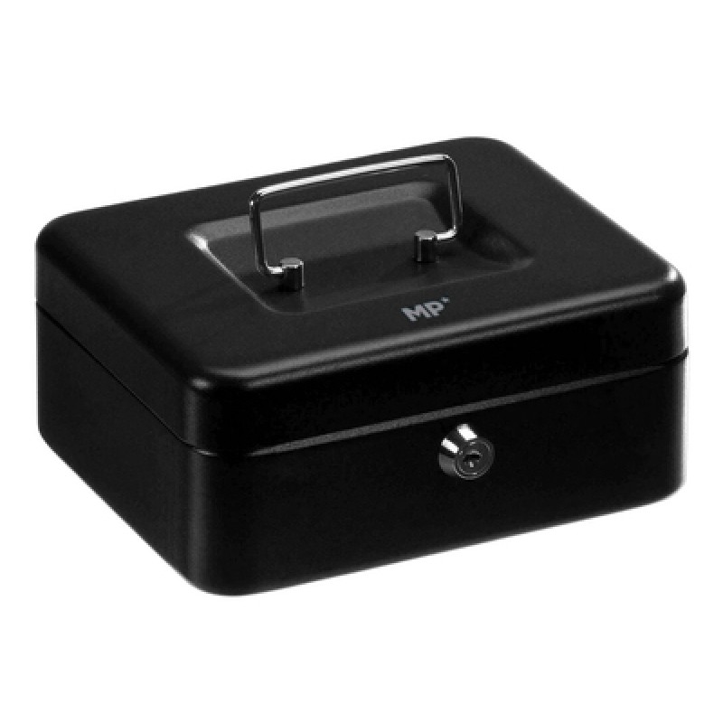 MP MP κουτί ταμείου με κλειδί PA214-02 με θήκη & λαβή, μεταλλικό, 19x14cm