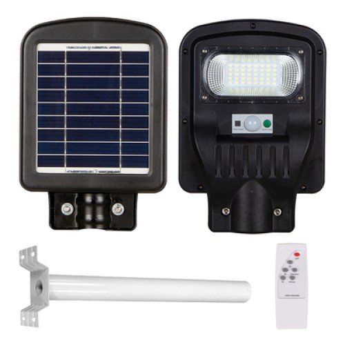 Powertech POWERTECH LED ηλιακός προβολέας HLL-0126, χειριστήριο, PIR, 50W, 5000mAh