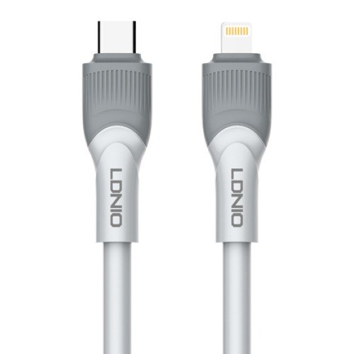 LDNIO LDNIO καλώδιο Lightning σε USB-C LC601I, 30W PD, 1m, γκρι
