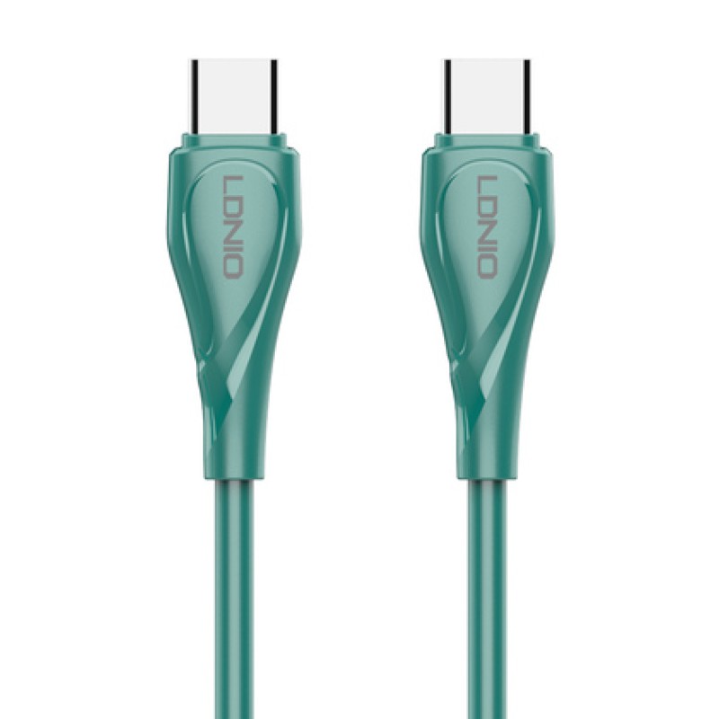 LDNIO LDNIO καλώδιο USB-C σε USB-C LC611C, 65W PD, 1m, πράσινο