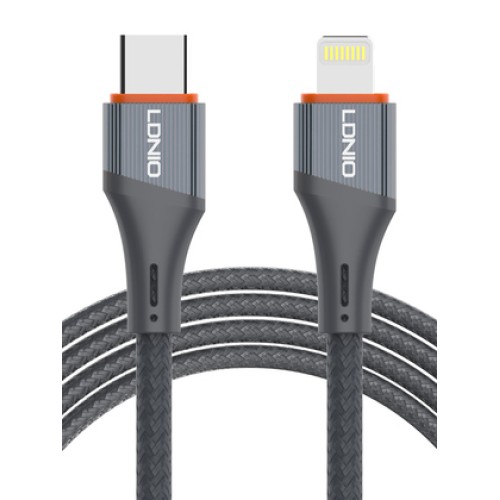 LDNIO LDNIO καλώδιο Lightning σε USB-C LC631I, 30W PD, 1m, γκρι