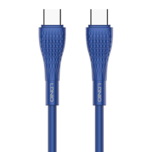 LDNIO LDNIO καλώδιο USB-C σε USB-C LC672C, 65W PD, 2m, μπλε