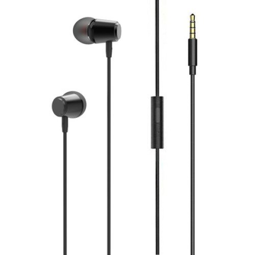 LDNIO LDNIO earphones με μικρόφωνο HP03, 3.5mm σύνδεση, Φ10mm, 1.2m, μαύρα