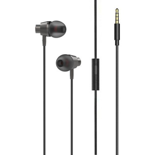 LDNIO LDNIO earphones με μικρόφωνο HP05, 3.5mm σύνδεση, Φ10mm, 1.2m, γκρι