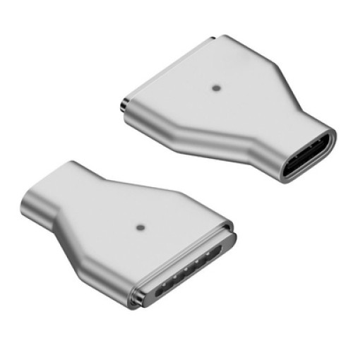 Powertech POWERTECH αντάπτορας τροφοδοσίας YX-MS3, USB-C σε Magsafe 3, ασημί