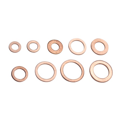 UNBRANDED Σετ χάλκινες ροδέλες DA15, διάφορα μεγέθη, 200τμχ