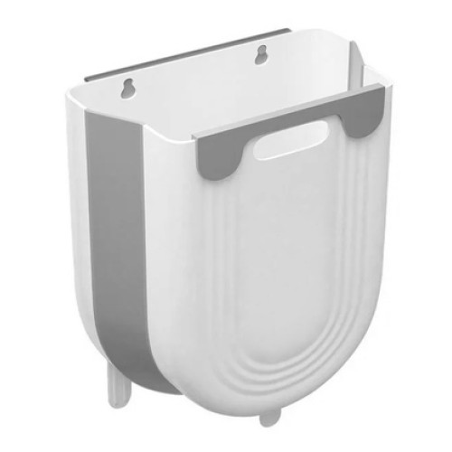 UNBRANDED Πτυσσόμενος κάδος απορριμμάτων CLN-0053, 7L, 21.5x11x20cm, γκρι
