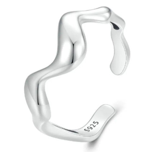 BAMOER BAMOER δαχτυλίδι SCR954-E, ανοιγόμενο, ασήμι 925, ασημί