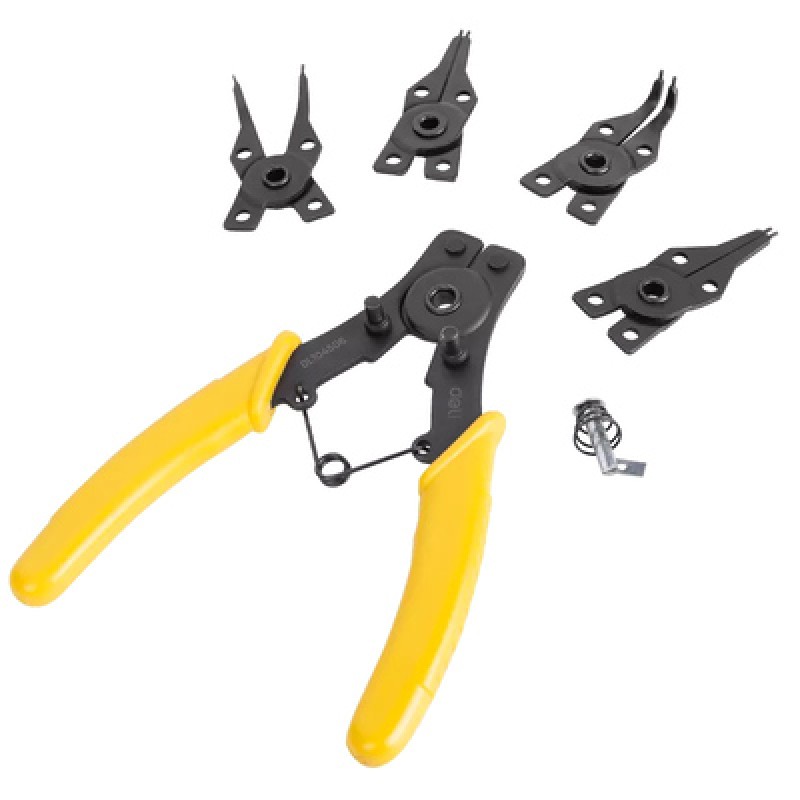 DELI DELI ασφαλειοτσίμπιδο DL104506 με 4 κεφαλές, 150mm