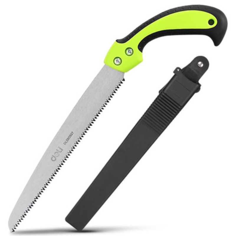 DELI DELI πριόνι ξύλου DL580927 με εργονομική λαβή, 270mm, πράσινο