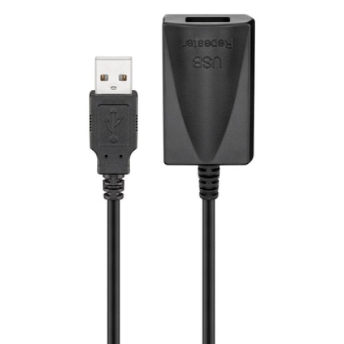 GOOBAY GOOBAY καλώδιο προέκτασης USB 95439, active, 480Mbps, 5m, μαύρο