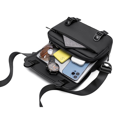 Arctic Hunter ARCTIC HUNTER τσάντα ώμου K00568 με θήκη tablet, 4L, μαύρη