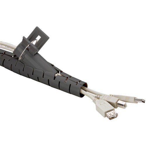 GOOBAY GOOBAY δεματικό καλωδίων 51924, πλαστικό, Φ20mm, 2.5m, μαύρο