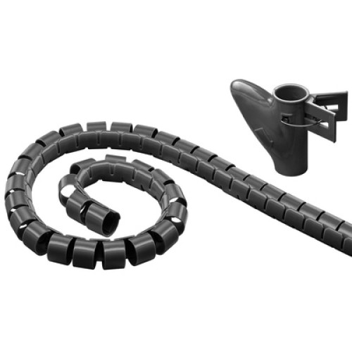 GOOBAY GOOBAY δεματικό καλωδίων 51924, πλαστικό, Φ20mm, 2.5m, μαύρο