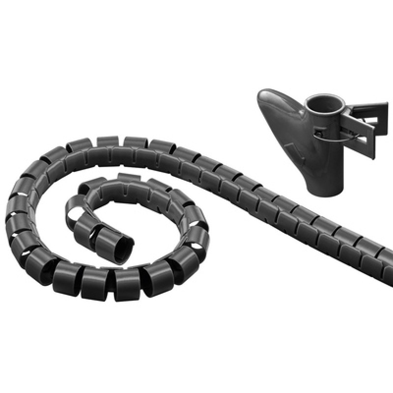 GOOBAY GOOBAY δεματικό καλωδίων 51924, πλαστικό, Φ20mm, 2.5m, μαύρο