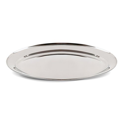 Bruno BRUNO ανοξείδωτη πιατέλα σερβιρίσματος BRN-0177, οβάλ, 35εκ.