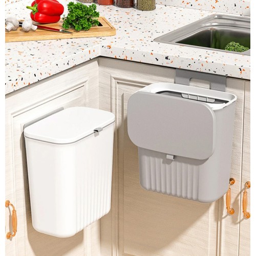 HOME USE HOME USE κάδος απορριμμάτων HUH-0152, 9lt, 26x16x29cm, γκρι