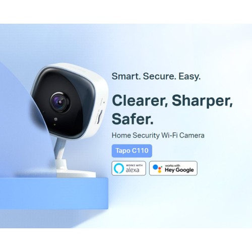TP-Link TP-LINK smart κάμερα Tapo C110, 2K, motion detection, Wi-Fi, Ver. 2.0