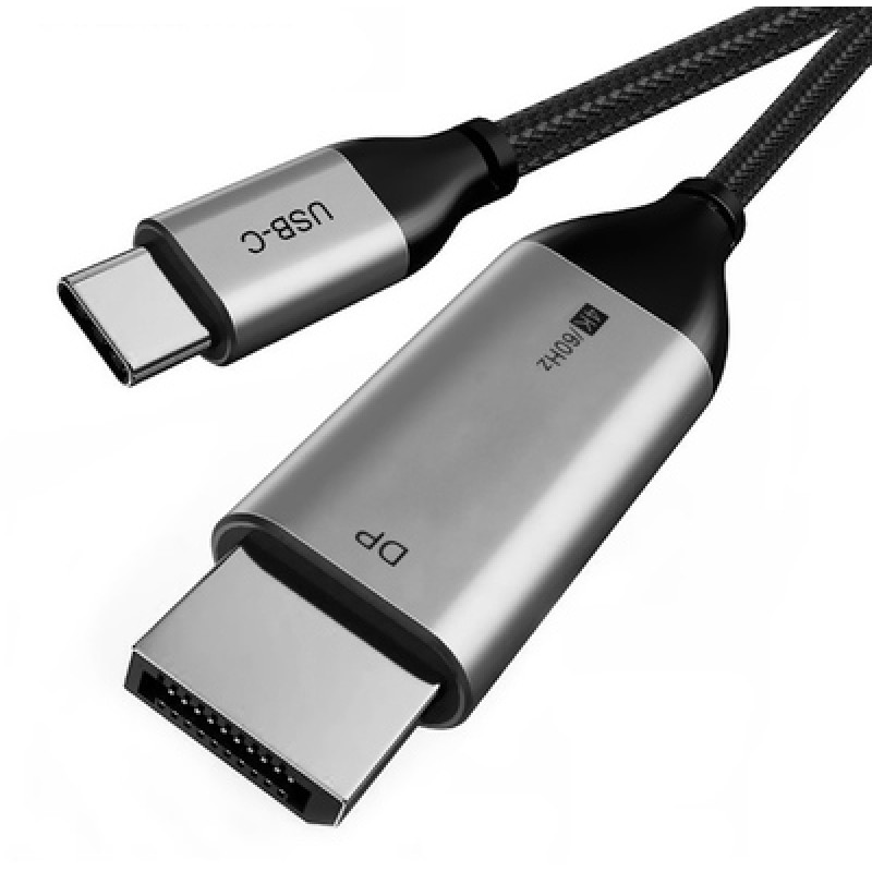 CABLETIME CABLETIME καλώδιο USB-C σε DisplayPort CT-CMDP2, 4K/30Hz, 1.2m, μαύρο