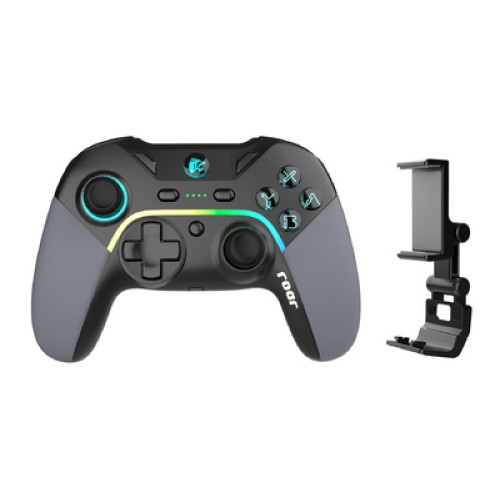 Roar ROAR ασύρματο gamepad RR-0022, Switch/PC/iOS/Android, Bluetooth, μαύρο