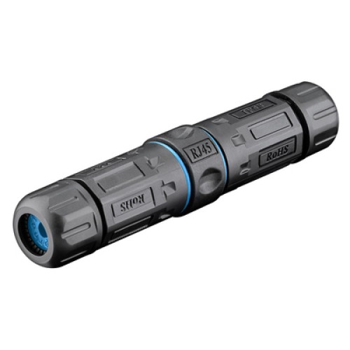 GOOBAY GOOBAY αδιάβροχος σύνδεσμος RJ45 Cat 6A 59582, IP68, μαύρος