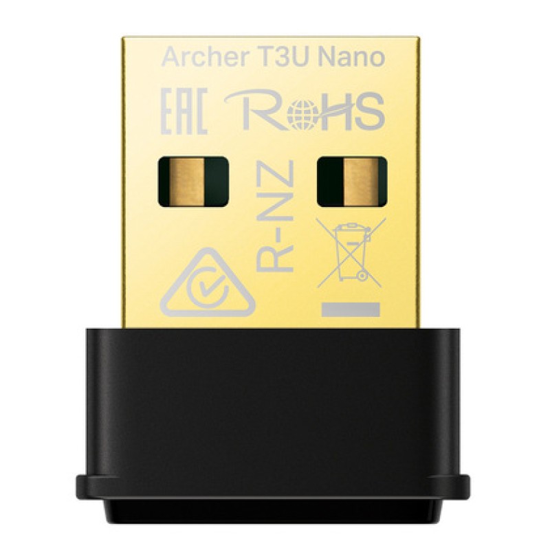 TP-Link TP-LINK ασύρματος USB αντάπτορας δικτύου Archer T3U Nano, 1300Mbps, V.1