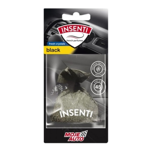MOJE AUTO MOJE AUTO κρεμαστό αρωματικό αυτοκινήτου 15-505, Black, crystals, 20g