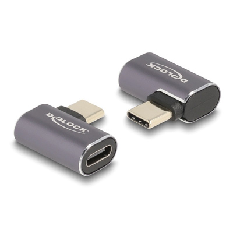DELOCK DELOCK αντάπτορας USB-C 60047, αρσενικό σε θηλυκό, 100W, 40Gbps, γκρι