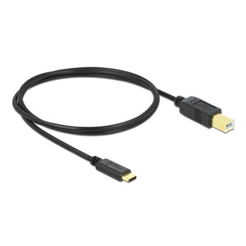 DELOCK DELOCK καλώδιο USB-C σε USB Type B 83601, 1m, μαύρο
