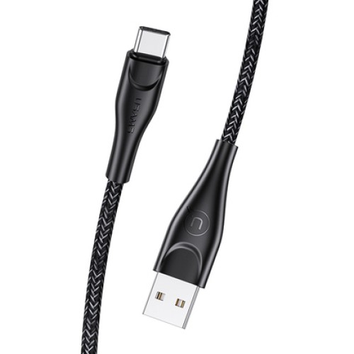 USAMS USAMS καλώδιο USB-C σε USB US-SJ392, 2A, 1m, μαύρο
