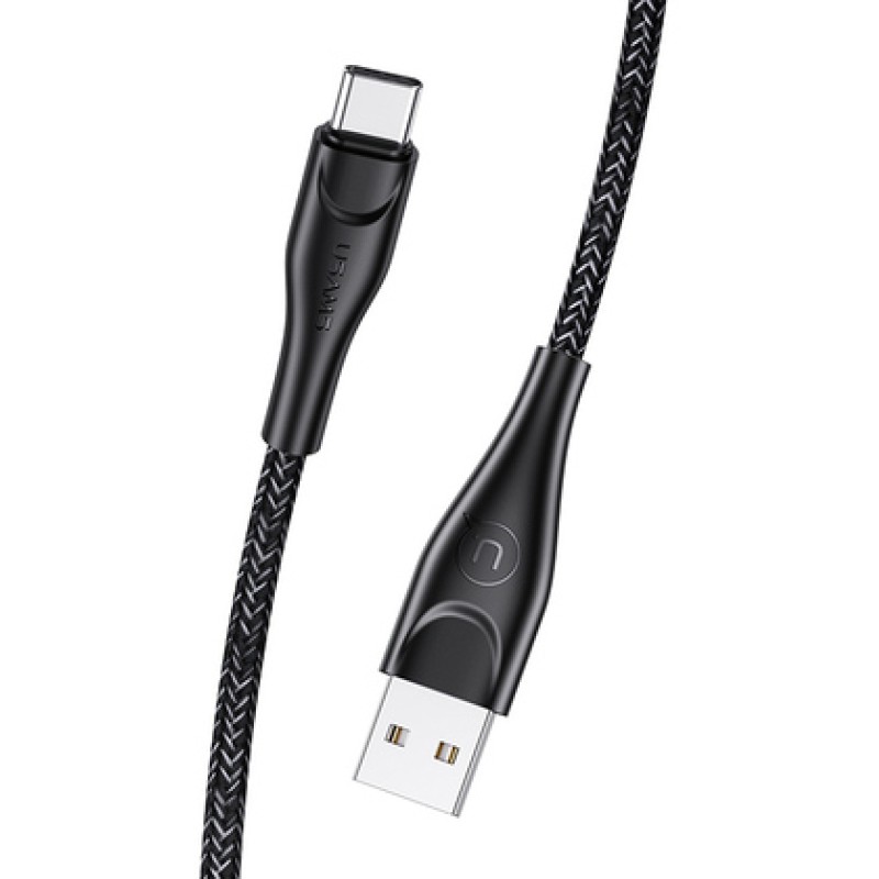 USAMS USAMS καλώδιο USB-C σε USB US-SJ392, 2A, 1m, μαύρο