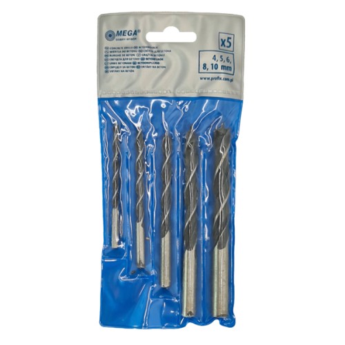 MEGA MEGA σετ τρυπάνια για ξύλο 26205, 4-10mm, 5τμχ
