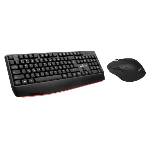 Powertech POWERTECH set ποντίκι & πληκτρολόγιο PT-1167, 2.4GHz & Bluetooth, μαύρο