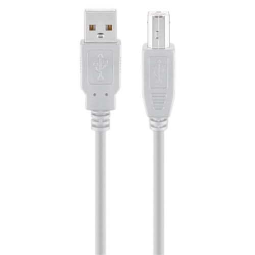 GOOBAY GOOBAY καλώδιο USB σε USB Type B 68713, 3m, 480Mbps, γκρι