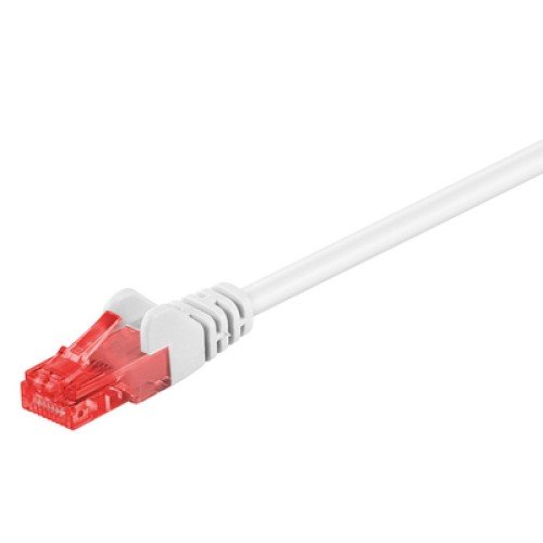 GOOBAY GOOBAY καλώδιο δικτύου 95598, CAT 6 U/UTP, CCA, 1.5m, λευκό