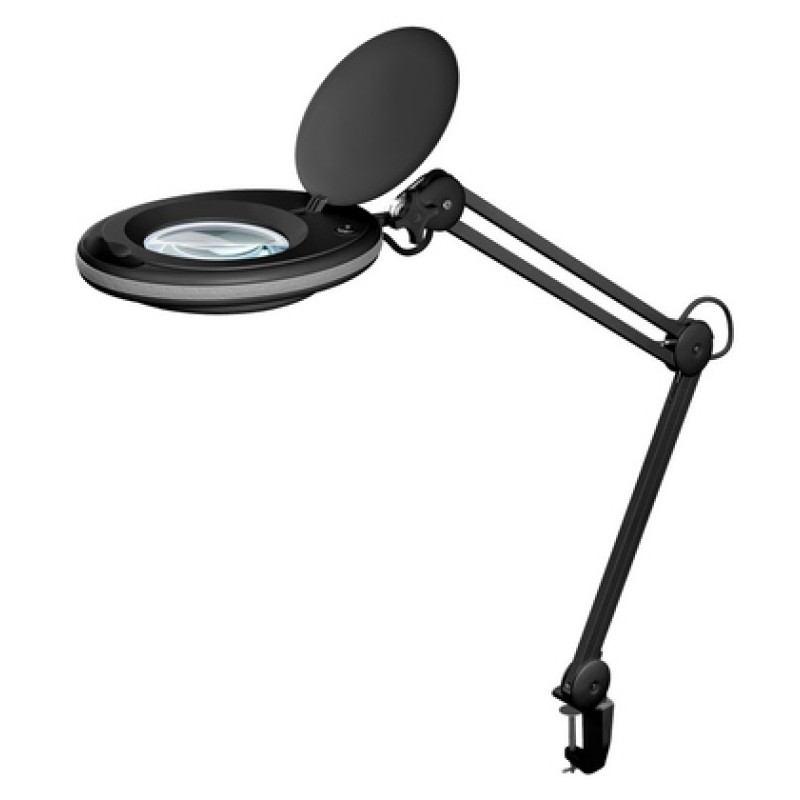 GOOBAY GOOBAY μεγεθυντικός φακός 64989 με σφιγκτήρα, LED, 3 διόπτρες, μαύρος