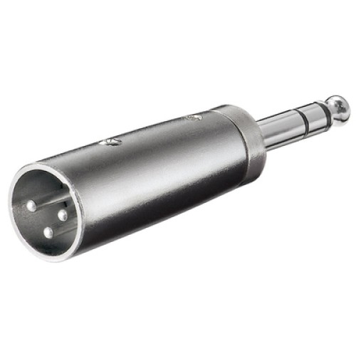 GOOBAY GOOBAY αντάπτορας 6.35mm σε XLR 27515, ασημί