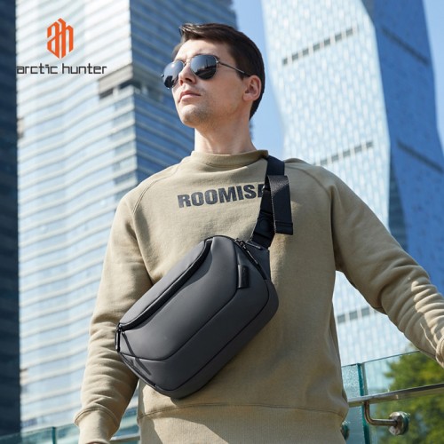 Arctic Hunter ARCTIC HUNTER τσάντα Crossbody Y00561 με θήκη tablet, 4L, γκρι