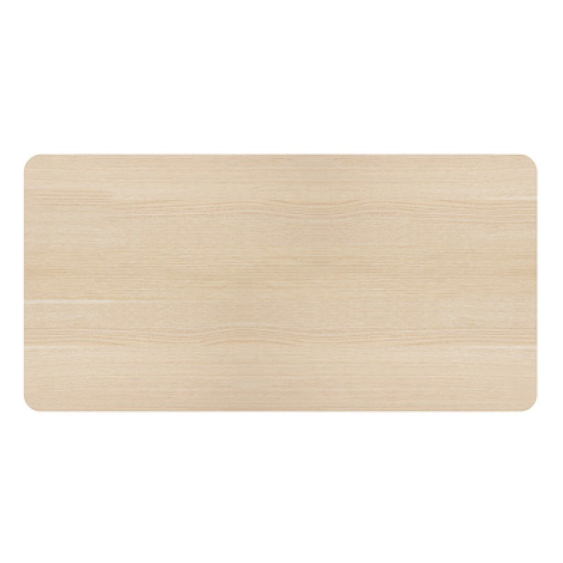 Brateck BRATECK επιφάνεια γραφείου TP12060R-2P, 120x60x1.8cm, μπεζ ξύλινη