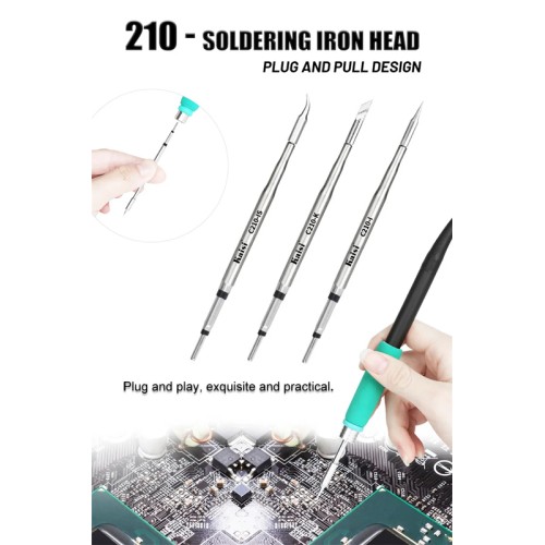 KAISI KAISI σετ soldering tip C210, τύπου I/IS/K, 3τμχ