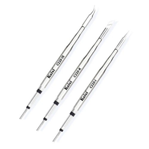 KAISI KAISI σετ soldering tip C210, τύπου I/IS/K, 3τμχ