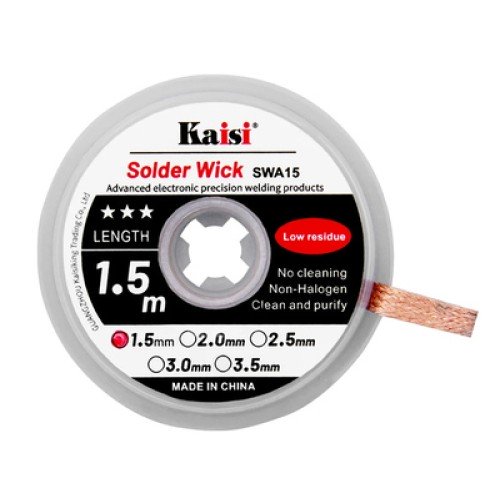 KAISI KAISI σύρμα αποκόλλησης KAI-1515, χαλκού, 1.5mm x 1.5m