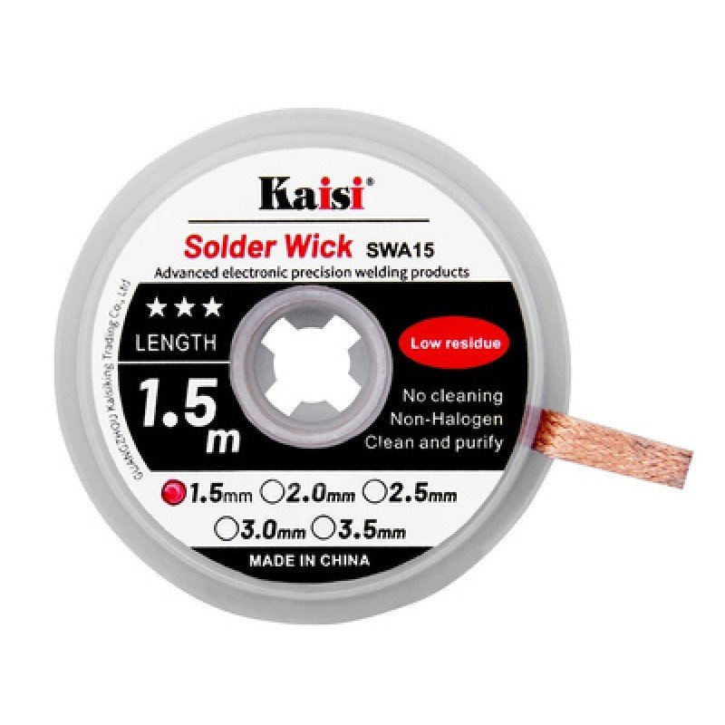 KAISI KAISI σύρμα αποκόλλησης KAI-1515, χαλκού, 1.5mm x 1.5m